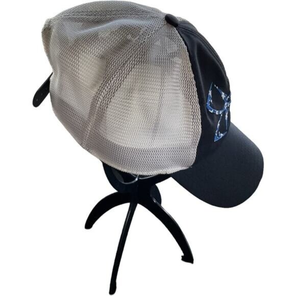 Under Armour Trucker Hat Black & Beige Mesh Snapback OSFA - Picture 3 of 7